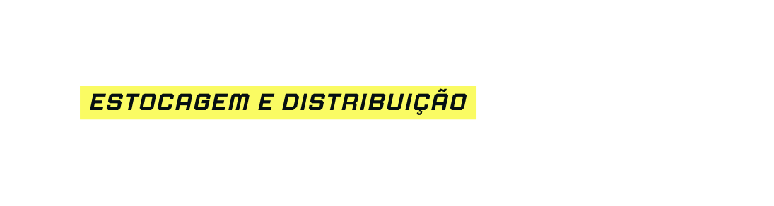 estocagem e distribuição